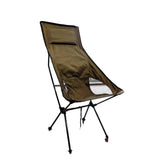 Camping Chair Folding High Back Backpacking Chair with Headrest, Lightweight Portable Compact for Outdoor Camp, Travel, Beach, Picnic, Festival