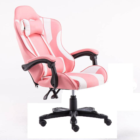 Gaming Chair Office Computer Seating Racing PU Executive Racer Recliner Large Pink