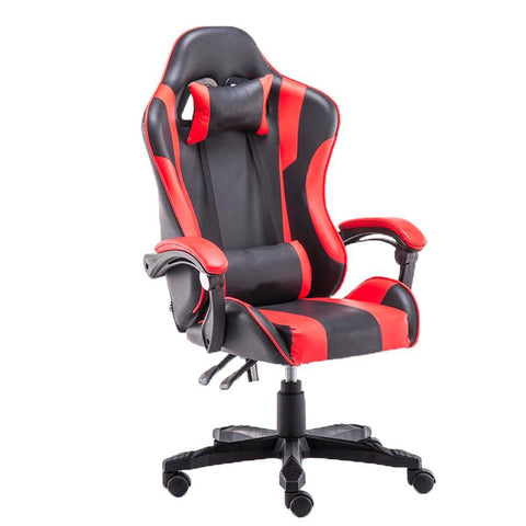 Gaming Chair Office Computer Seating Racing PU Executive Racer Recliner Large Black Red