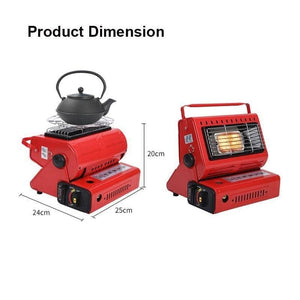 Portable Butane Gas Heater Camping Camp Tent Outdoor Hiking Camper Survival AU