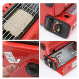 Portable Butane Gas Heater Camping Camp Tent Outdoor Hiking Camper Survival Red AU