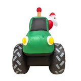 PREORDER Radiant Christmas Lights Monster Truck Gift Flag Xmas Inflatable Santa 1.8m Height