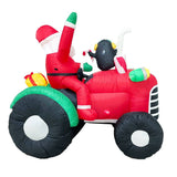 PREORDER Radiant Christmas Lights Tractor Penguin Gift Xmas Inflatable Santa 1.8m Height