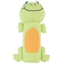 OUTWARD HOUND Bottle Buddy Splasher Dog Toy - Chicken, Monkey, Frog - Frog