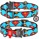 Collar Company Dog Collar Nylon - Printed with - SUPERMAN 23-35CM