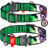 Collar Company Dog Collar Nylon - Printed with - RIDDLER 24-40CM