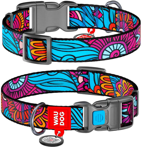 Collar Company Dog Collar Nylon - Printed with - SUMMER 31-49CM