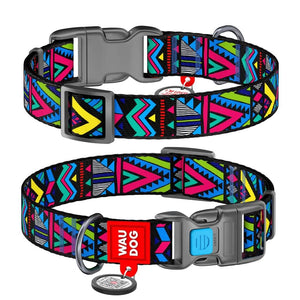 Collar Company Dog Collar Nylon - Printed with - INDIE 23-35CM