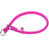 Waudog Leather Slip Dog Collar 60CM PINK