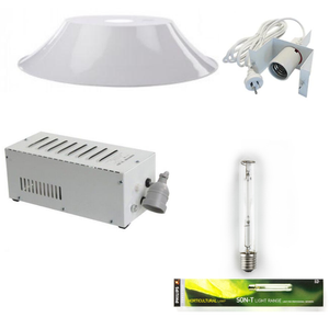 600w HPS Grow Light Kit | Phillips Son-T Bulb - 900mm Deep Bowl Reflector - Ballast