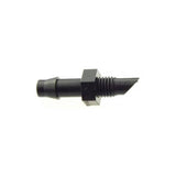 Barbed Joiner with Threaded End - 4mm, 100 Pack for Easy Plumbing and Irrigation