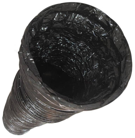 5" Flexible Black Duct 6 Meter Length 125mm Diameter | Hydroponic Accessories