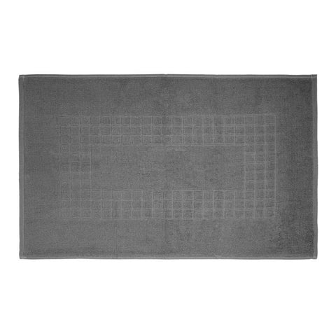 Microfiber Soft Non Slip Bath Mat Check Design (Anthrazit)