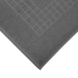 Microfiber Soft Non Slip Bath Mat Check Design (Anthrazit)