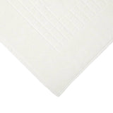 Microfiber Soft Non Slip Bath Mat Check Design (Cream)