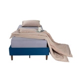 Velvet Blue Bed Frame &#8211; Queen