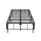 Metal Bedframe Mattress Foundation (Dark Grey) &#8211; King