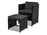 Horrocks 8 Seater Outdoor Dining Set - Black