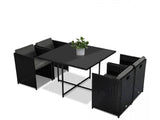 Horrocks 8 Seater Outdoor Dining Set - Black