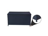 Outdoor PE Wicker Storage Box Garden 320L-Black