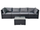 Outdoor Modular Lounge Sofa Bondi &#8211; Black