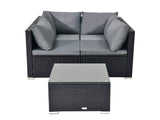 Outdoor Modular Lounge Sofa Bondi &#8211; Black