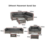 Outdoor Modular Lounge Sofa Bondi &#8211; Black