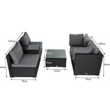 Modular Outdoor Wicker Lounge Set