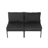 Emu 5PC Outdoor Aluminum Lounge Sofa Set Black