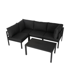 Emu 5PC Outdoor Aluminum Lounge Sofa Set Black