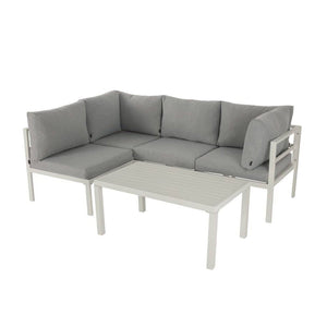 Emu Aluminum Outdoor Sofa Set White