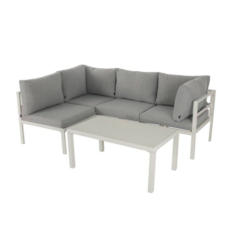 Emu Aluminum Outdoor Sofa Set White