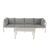 Emu Aluminum Outdoor Sofa Set White