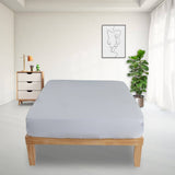 Natural Wooden Bed Base &#8211; Double