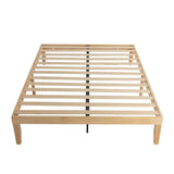 Natural Wooden Bed Base &#8211; Double