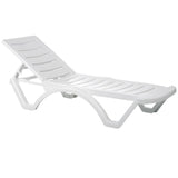 Aqua Sunlounger - White (1 Year Warranty)