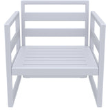 Mykonos Lounge Armchair - Silver Grey