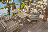 Mykonos Lounge Armchair - Silver Grey