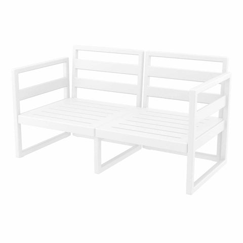 Mykonos Lounge Set - White - No cushions