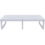 Mykonos Lounge Table XL - Silver Grey