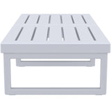 Mykonos Lounge Table XL - Silver Grey