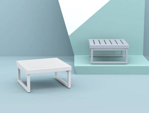 Mykonos Lounge Table - Silver Grey