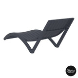 Slim Sunlounger - Anthracite