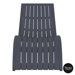 Slim Sunlounger - Anthracite