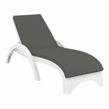 Fiji Sunlounger - Anthracite with Beige Cushion