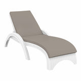 Fiji Sunlounger - Anthracite with Beige Cushion