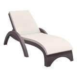 Fiji Sunlounger - Chocolate with Beige Cushion