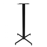 Stockholm Bar Base - Round Pole - Black