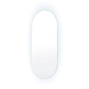 La Bella LED Wall Mirror Oval Touch Anti-Fog Makeup Decor Bathroom Vanity 45 x 100cm