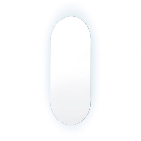 La Bella LED Wall Mirror Oval Touch Anti-Fog Makeup Decor Bathroom Vanity 45 x 100cm